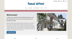 Desktop Screenshot of haus-arton.de